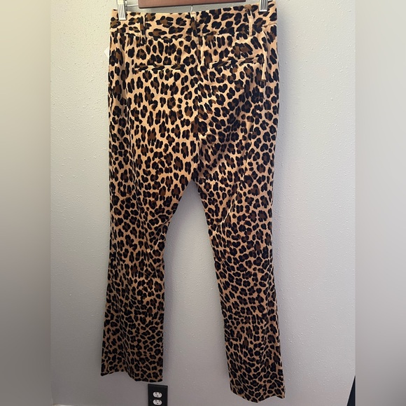 New FRAME Mini Boot Cheetah Print Trousers Size 2 - Picture 6 of 12